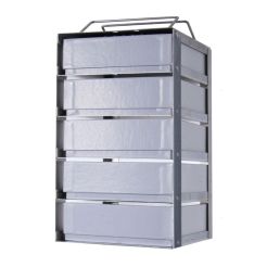 5 Shelf Standard 2" Square Box Rack
