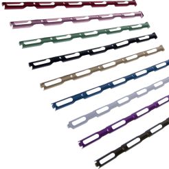 6 Place Vial Cane Anodized